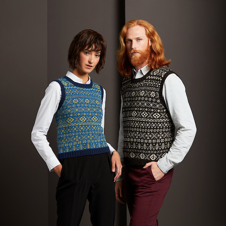 hand knitted fair isle jumper